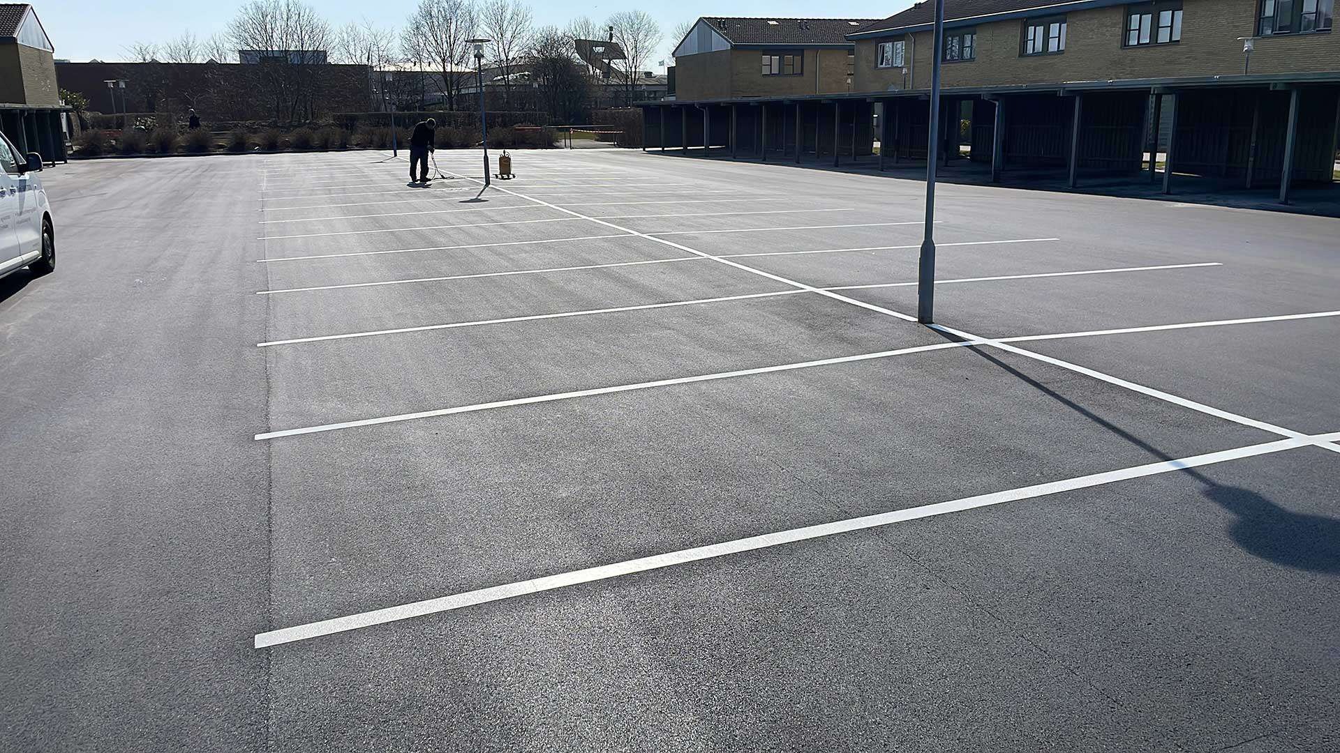 Digital opmærkning: Fremtidens parkeringsbåse er her